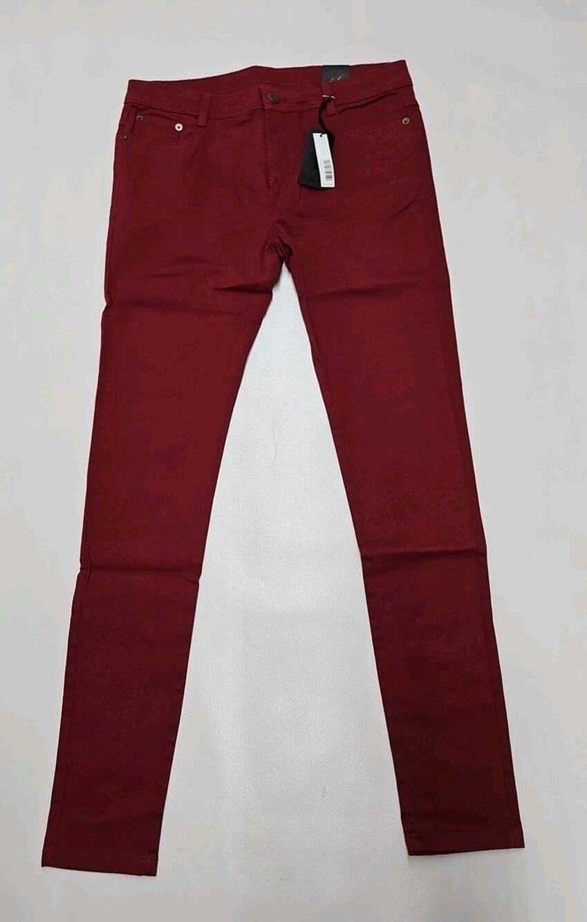 Riflessi Woman's Jeans Burgundy Size 13/14 Style Wsp70 New